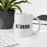 Breast Cancer Mug, Breast Cancer Warrior Coffee Mug - TreasureNoni