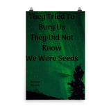 Latino Inspirational Quote Artistic Poster - TreasureNoni