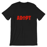 Pet Adoption, Adopt a Pet, Pet Paw Short-Sleeve Unisex T-Shirt - TreasureNoni