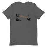 Trick or Treat Graphic Shirt, Black Cat Shirt, Halloween Short-Sleeve Unisex T-Shirt - TreasureNoni