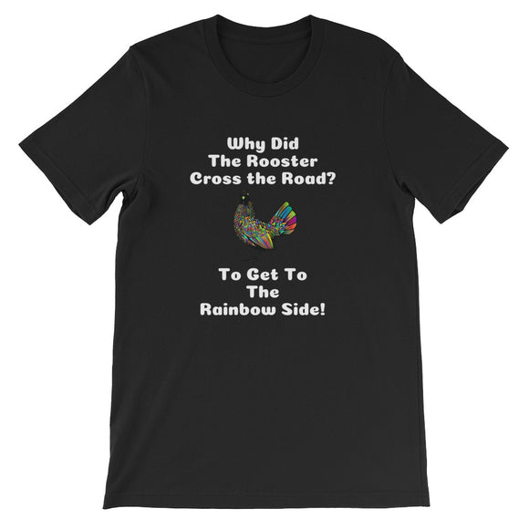 Short-Sleeve Unisex Rainbow T-Shirt - TreasureNoni