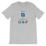 Scorpio Compatible With Men Unisex T-Shirt - TreasureNoni