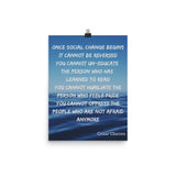 Cesar Chavez Inspirational Poster - TreasureNoni