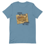 Patriotic 4th of July Shirt, 4th of July Graphic Tee, United We Stand Shirt, Patriotic Short-Sleeve Unisex T-Shirt - TreasureNoni