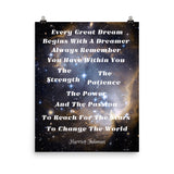 Harriet Tubman Inspirational Poster - TreasureNoni