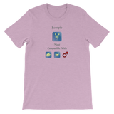 Scorpio Compatible With Men Unisex T-Shirt - TreasureNoni