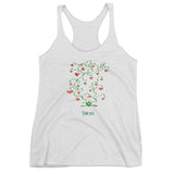 Tree of Life Thrive Women's Racerback Tank Graphic Design Yoga Shirt - TreasureNoni