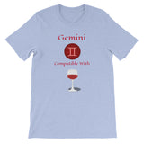 Zodiac Gemini Sign Compatibility Unisex T-Shirt - TreasureNoni