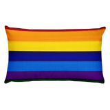 Rectangular Rainbow Pillow - TreasureNoni