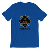 Buddha Meditate Short-Sleeve Unisex T-Shirt Meditation T-Shirt - TreasureNoni