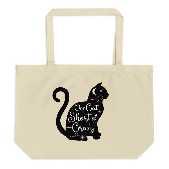 Cat Lover Tote Bag, Cat Mom Gift Large organic tote bag - TreasureNoni