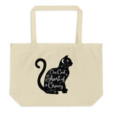 Cat Lover Tote Bag, Cat Mom Gift Large organic tote bag - TreasureNoni