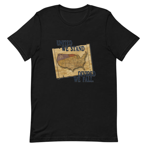 Patriotic 4th of July Shirt, 4th of July Graphic Tee, United We Stand Shirt, Patriotic Short-Sleeve Unisex T-Shirt - TreasureNoni