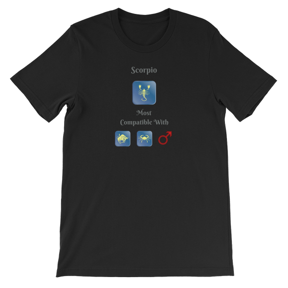Scorpio Compatible With Men Unisex T-Shirt - TreasureNoni