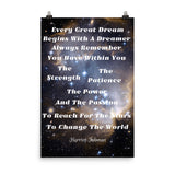 Harriet Tubman Inspirational Poster - TreasureNoni