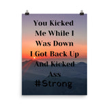 Affirmation Wall Art, Motivational Quote, Strength Quote Poster - TreasureNoni