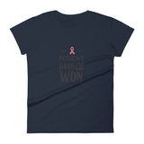 Breast Cancer Survivor, Breast Cancer Awareness, Pink Ribbon Women's short sleeve t-shirt - TreasureNoni