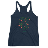 Tree of Life Thrive Women's Racerback Tank Graphic Design Yoga Shirt - TreasureNoni
