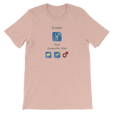 Scorpio Compatible With Men Unisex T-Shirt - TreasureNoni