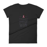 Breast Cancer Survivor, Breast Cancer Awareness, Pink Ribbon Women's short sleeve t-shirt - TreasureNoni