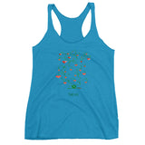 Tree of Life Thrive Women's Racerback Tank Graphic Design Yoga Shirt - TreasureNoni