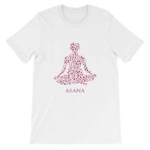 Yoga Pose Asana Short-Sleeve Unisex T-Shirt - TreasureNoni