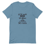 50th Birthday Shirt, 50 Rocks Birthday T-Shirt, 50 Years Old Short-Sleeve Unisex T-Shirt - TreasureNoni