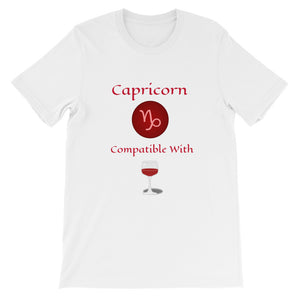 Zodiac Capricorn Sign Compatibility Unisex T-Shirt - TreasureNoni