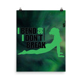Yoga Inspiration Poster Wall Art - TreasureNoni