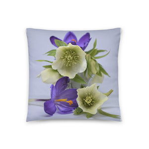 Floral Throw Pillow, Floral Decorative Pillow - TreasureNoni