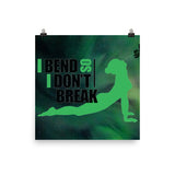 Yoga Inspiration Poster Wall Art - TreasureNoni