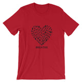 Yoga Heart Breathe Short-Sleeve Unisex T-Shirt - TreasureNoni