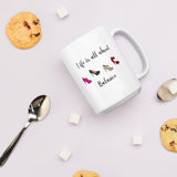 Life Is All About Balance Mug, Shoe Lover Mug, Shoe Addict Mug, Shopaholic Humor Mug, Gift for Shoe Lovers - TreasureNoni