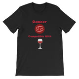 Zodiac Cancer Sign Compatibility Unisex T-Shirt - TreasureNoni