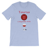 Zodiac Taurus Sign Compatibility Unisex T-Shirt - TreasureNoni
