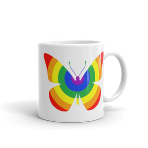 Rainbow Butterfly Mug - TreasureNoni