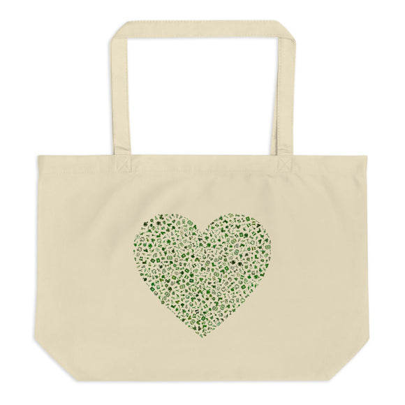 Gardener's Gift For Women, Gardening Gift, Tote For Gardeners, Garden Lovers Eco Tote Bag Large organic tote bag - TreasureNoni