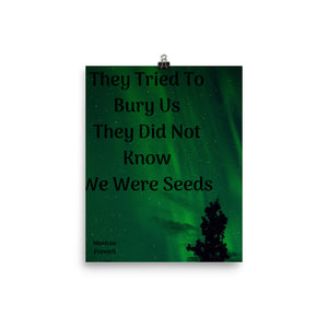 Latino Inspirational Quote Artistic Poster - TreasureNoni