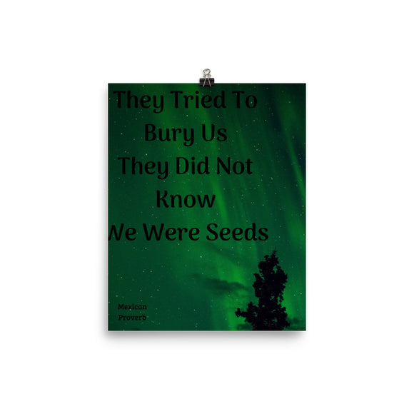 Latino Inspirational Quote Artistic Poster - TreasureNoni