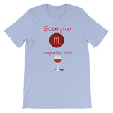 Zodiac Scorpio Sign Compatibility Unisex T-Shirt - TreasureNoni