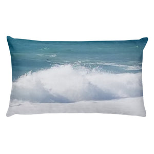 Ocean Waves Throw Pillow - TreasureNoni