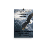 Malcolm X Inspirational Quote Poster - TreasureNoni