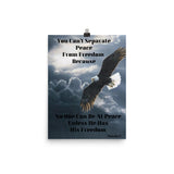 Malcolm X Inspirational Quote Poster - TreasureNoni