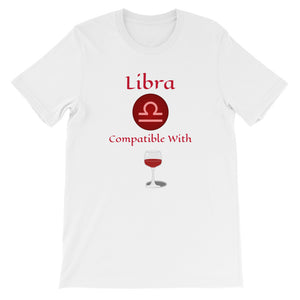 Zodiac Libra Sign Compatibility Unisex T-Shirt - TreasureNoni