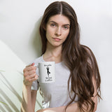 Breathe But First Coffee Yoga Lovers Mug - TreasureNoni