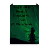 Latino Inspirational Quote Artistic Poster - TreasureNoni