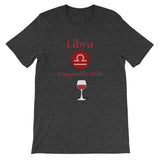 Zodiac Libra Sign Compatibility Unisex T-Shirt - TreasureNoni