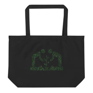 Gardener's Gift For Women, Gardening Gift, Tote For Gardeners, Garden Lovers Large organic tote bag - TreasureNoni