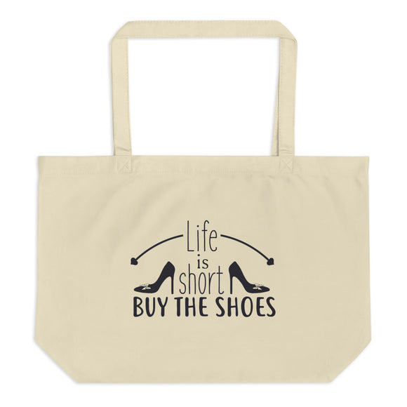 Shoe Lover Gift, Shoe Lover Gift Idea, Shopping Lover Gift, Gift Shoe Addict, Shoe Lover Tote, Shoe Lover Large Organic Tote Bag - TreasureNoni