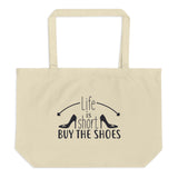 Shoe Lover Gift, Shoe Lover Gift Idea, Shopping Lover Gift, Gift Shoe Addict, Shoe Lover Tote, Shoe Lover Large Organic Tote Bag - TreasureNoni